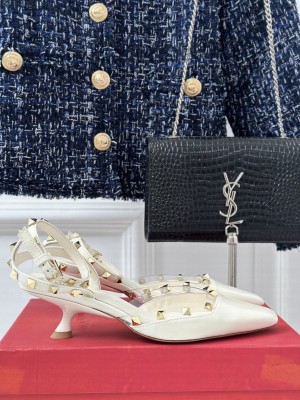 Valentino Rockstud Slingback Sandals 08