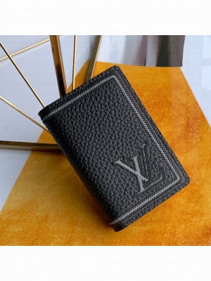 Louis Vuitton Pocket Organizer Wallet M68209 Black 2021 Collection