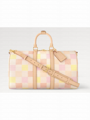 Louis Vuitton Keepall Bandouliere 45 N40713 Peach