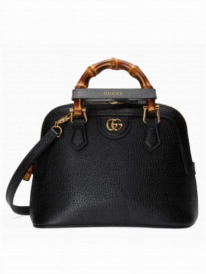 Gucci Diana Mini Tote Bag 715775 Black