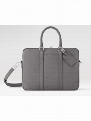 Louis Vuitton Porte Documents Voyage PM M11659 Roche Gris Gray