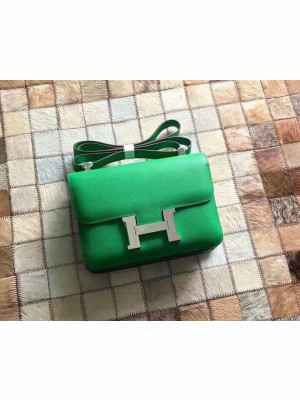 Hermes Constance 18/23 Bag in original Epsom Leather Vert Bengale