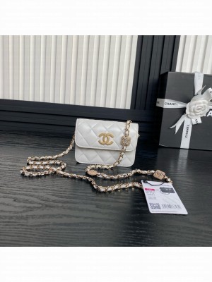 Chanel CLUTCH WITH CHAIN AP4315 white