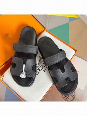 Hermes Unisex Chypre Flat Sandals 01