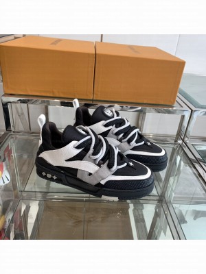 Louis Vuitton 1ABZ4R LV Skate Man's Sneakers Black/White 2023