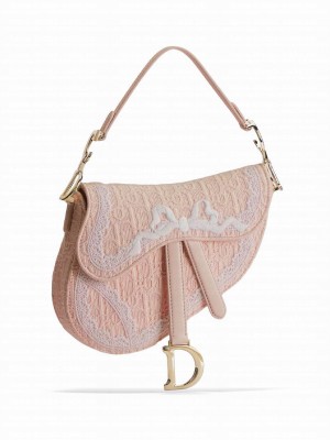 Christian Dior Small Saddle Bag M0457 Pink