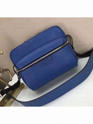 Louis Vuitton Men's Outdoor Messenger Shoulder Bag M33435 Blue 2018