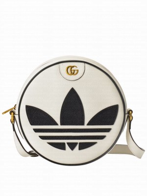 Gucci x Adidas Ophidia Shoulder Bag Cream