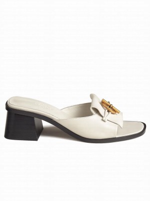 Hermes Women's Ilot 50 Sandal White