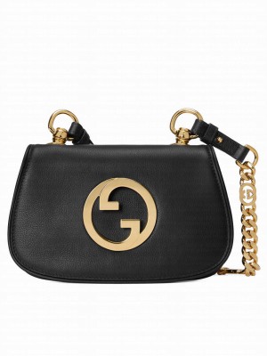 Gucci Blondie Mini Shoulder 724645 Black