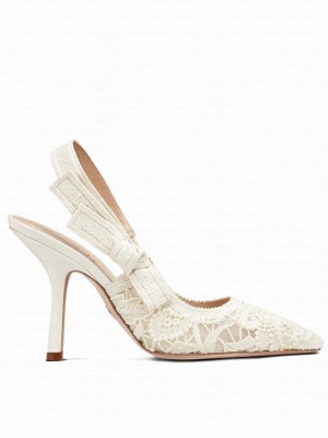 Christian Dior Women's j'Adior Slingback Pump Cream