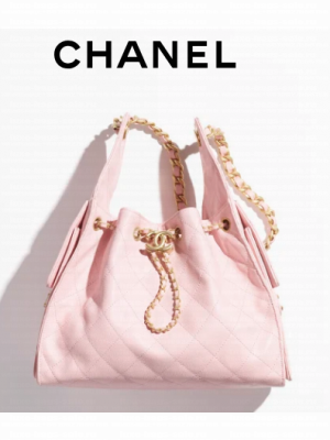 CHANEL 25 SMALL HANDBAG AS5293 Light Pink