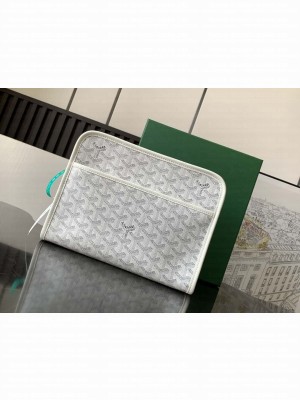 Goyard Jouvence MM Toiletry Bag White