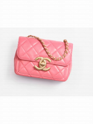 CHANEL MINI FLAP BAG AS5026 Pink