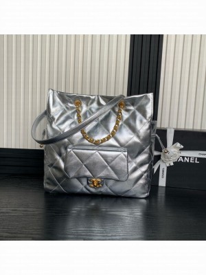 Chanel SHOPPING BAG AS5315 Silver