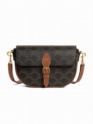 Celine Folcd 122652 Dark Coffee
