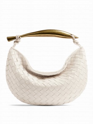Bottega Veneta Sardine Top Handle Bag 716082 Cream