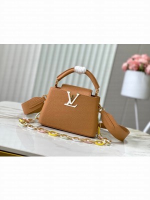Louis Vuitton Capucines Mini M21798 Hazelnut Brown