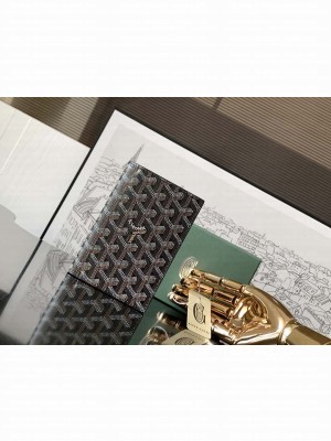 Goyard Grenelle Passport Cover Black