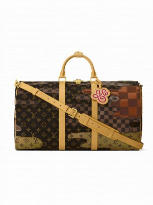 Louis Vuitton Keepall Bandouliere 50 Brown