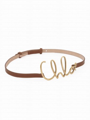 Chloe The Chloe Iconic Small Belt Coffee