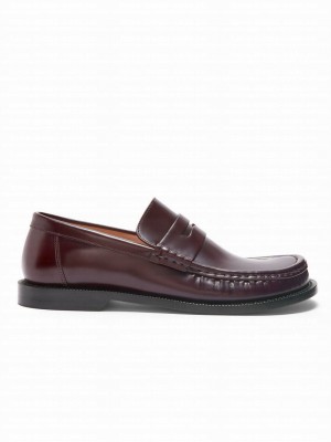 Loewe Women's Campo Loafer In Brushed Calfskin Mauve