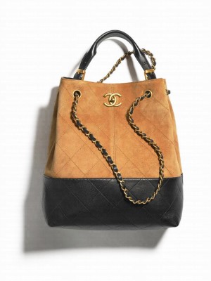 Chanel Shopping Bag Coffee