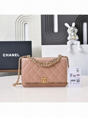 Chanel PHONE HOLDER WITH CHAIN AP3019 PINK