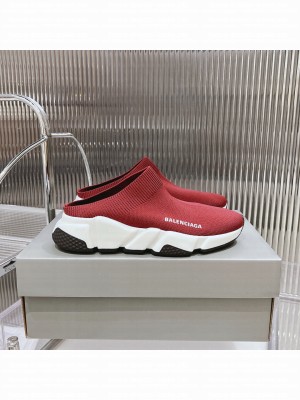 Balenciaga Unisex Speed Recycled Knit Mule Slip-On Sneakers 01