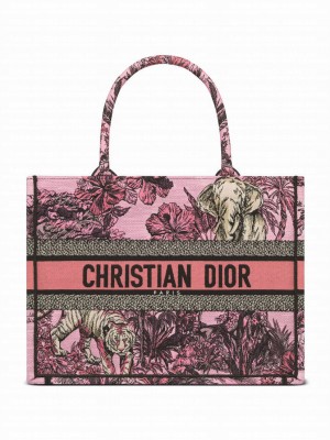 Christian Dior Medium Dior Book Tote Pink