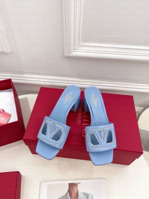 VALENTINO VLOGO SIGNATURE SLIDE SANDAL IN CALFSKIN 60MM 03 2025