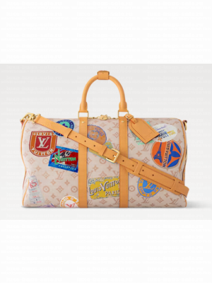 Louis Vuitton NEW Keepall Bandouliere 45 M14736 Monogram Dune