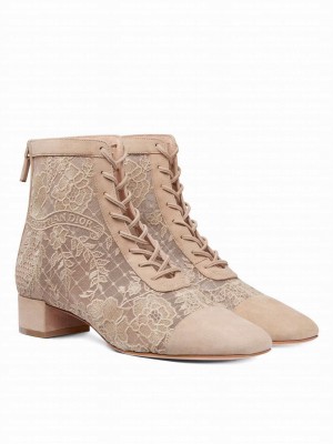 Christian Dior Women's Naughtily-D Ankle Boot Light Pink