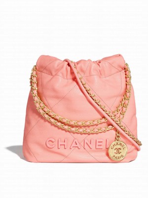 Chanel 22 Mini Handbag AS3980 Pink
