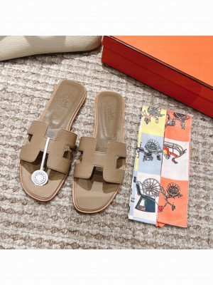 Hermes Oran Flat Slide Sandals 2023 Collection 074