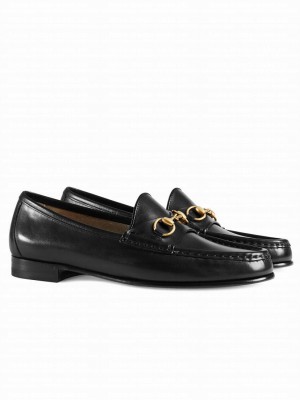 Gucci Women's 1953 Horsebit Loafer In Leather 309701 Black