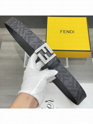 Fendi 38mm Eversible Belt FF buckle with stud closure 2021 Collection 25