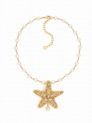 Christian Dior Cabinet de Curiosites Short Necklace Golden