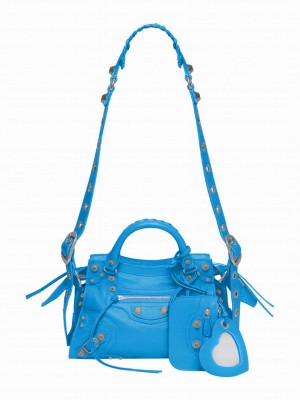 Balenciaga Neo Cagole XS Handbag Blue