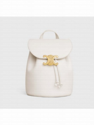 Celine BACKPACK CELINE BONNIE IN SMOOTH CALFSKIN 118703 RICE