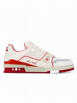 Louis Vuitton Unisex LV Trainer Sneaker 1ABFBE Red