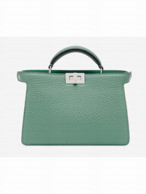 Fendi Peekaboo ISeeU XCross leather bag 7VA582A Tuscan green