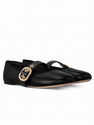 Louis Vuitton Women's Romy Flat Ballerina 1AGVH9 Black