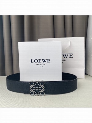 Loewe Reversible Width 38mm Leather Belt With Anagram Buckle 031