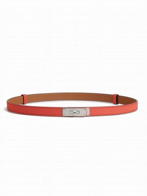 Hermes Kelly 20 Belt Red