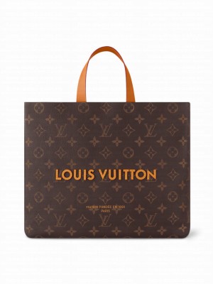 Louis Vuitton Shopper Tote MM M13928 Brown