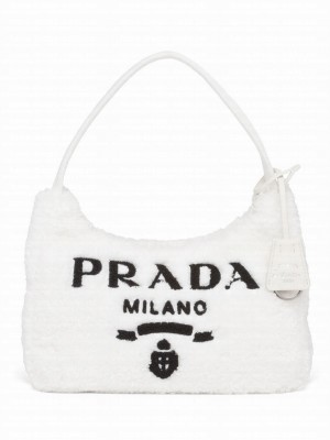 Prada Re-Edition 2000 Terry Mini Bag 1NE515 Cream