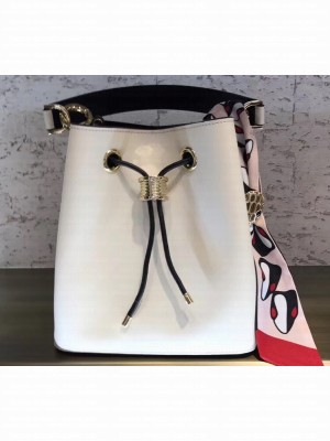 Bvlgari B.zero1 Bucket Bag White/Black 2019
