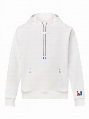 Louis Vuitton Women's Signature Cotton Hoodie White