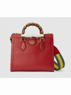 Gucci Diana small tote bag 702721 Red
